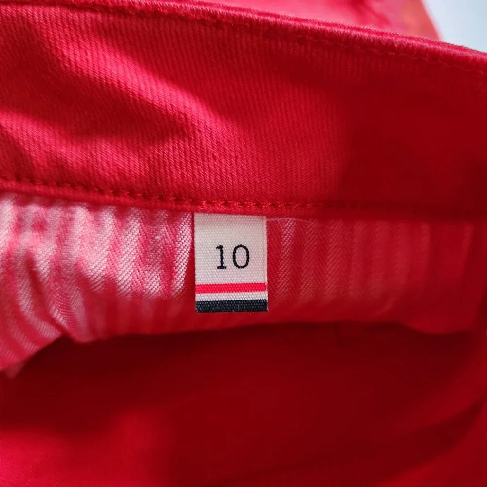 Tommy Hilfiger Red Frayed Shorts - Picture 7 of 10